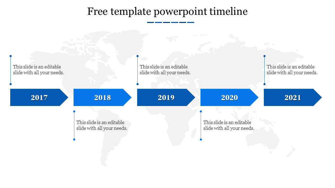 Free - Download Free Template PowerPoint Timeline Slides Themes